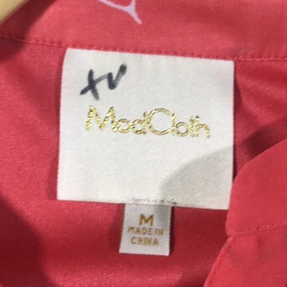 Modcloth Effortless On Arrival Wishbone Dress - Picture 8 of 9